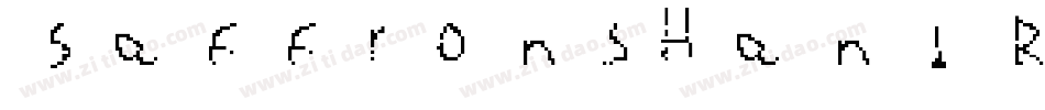 SaffronsHand Regular字体转换